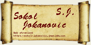 Sokol Jokanović vizit kartica